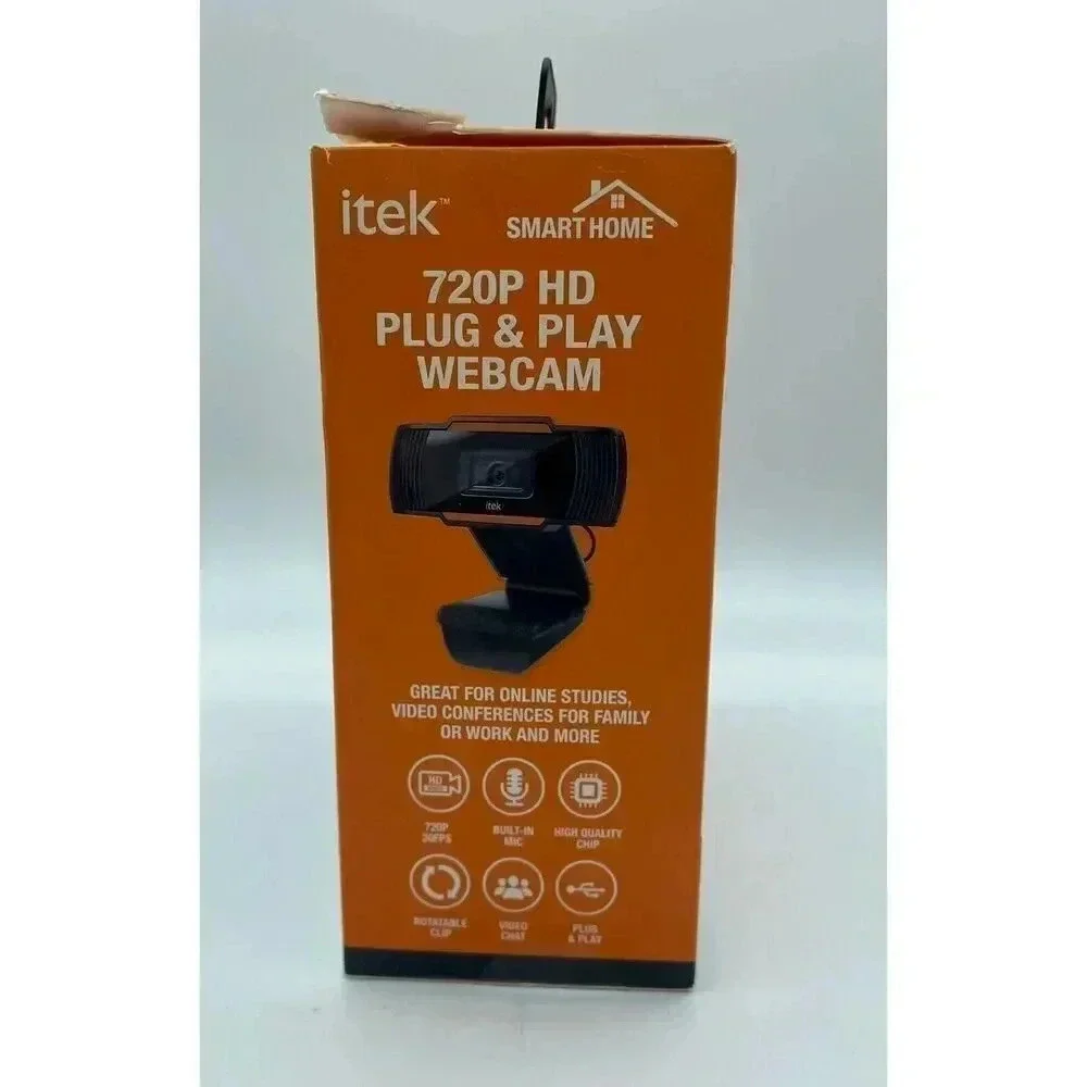 iTek Smart Home‎ HD 720P Plug and Play Webcam w/ Built-in Microphone - 30fps